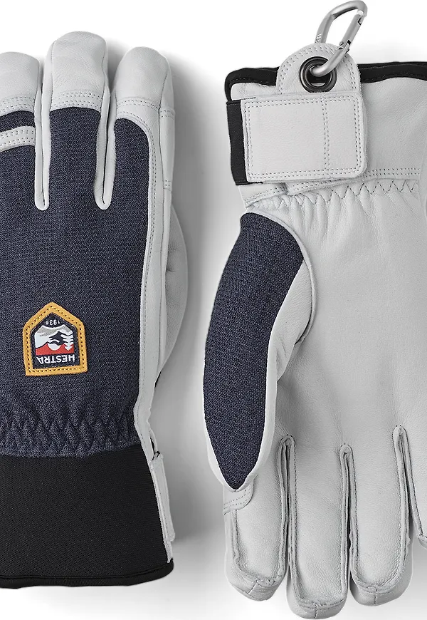 Hestra Army Leather Patrol - 5 Finger Navy