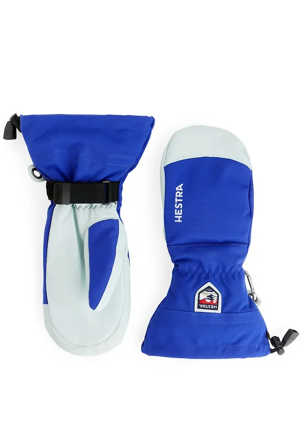 Hestra Army Leather Ski Mittens - Blue