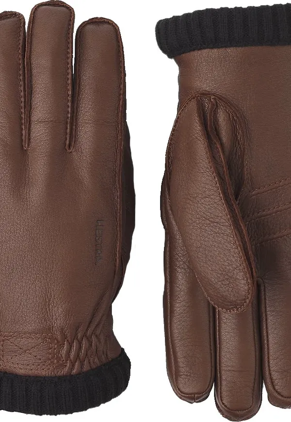 Hestra Deerskin Primaloft Rib Chocolate