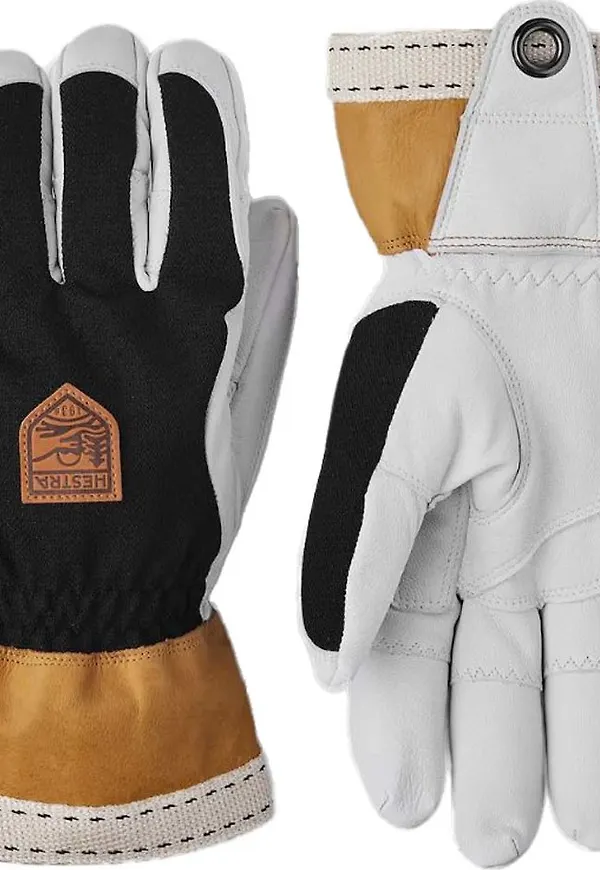 Hestra Ergo Grip Alpha 5 Finger Black