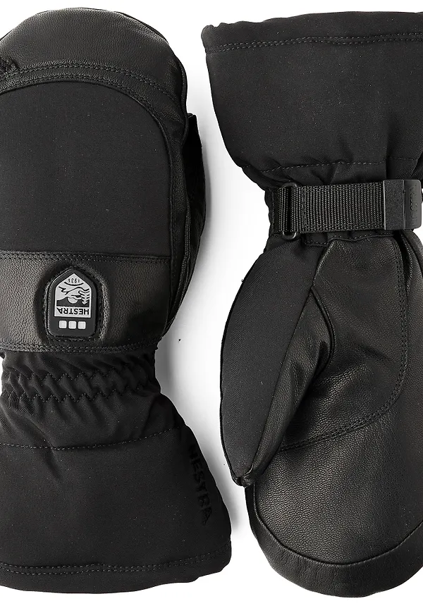 Hestra Heater Gauntlet - Mitt Black/Black
