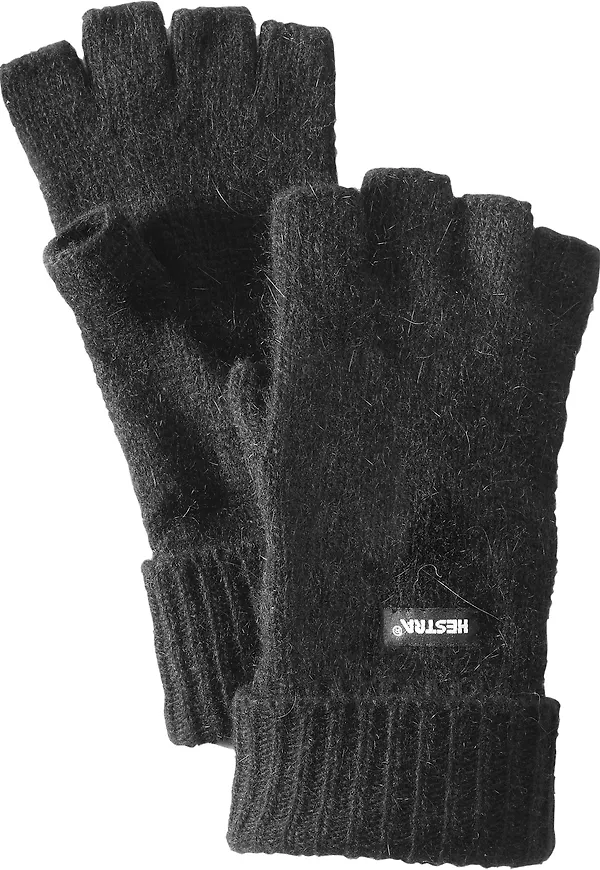 Hestra Men's Pancho Half Finger Black