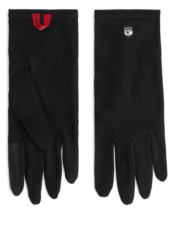 Hestra Merino Wool Liner Gloves - Black