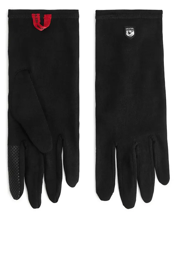 Hestra Merino Wool Liner Gloves - Black