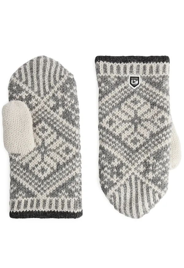 Hestra Nordic Wool Mittens - Grey