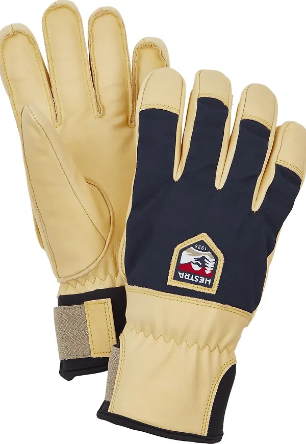 Hestra Sarek Ecocuir - 5 Finger Marine