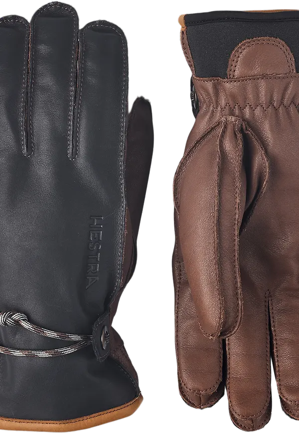 Hestra Wakayama 5-Finger Navy/Brown