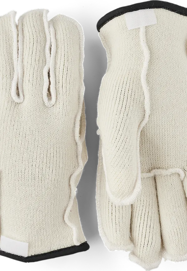 Hestra Wakayama Wool Liner 5-Finger Offwhite