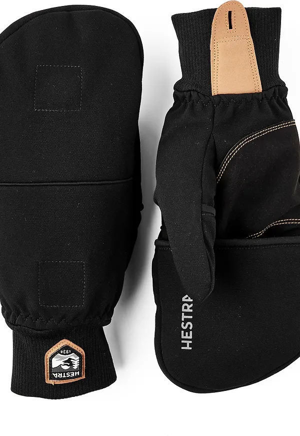 Hestra Windbreaker Pull Over Mitt Black