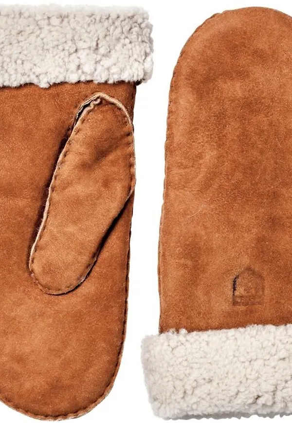 Hestra Women's Sheepskin Mitt Kork