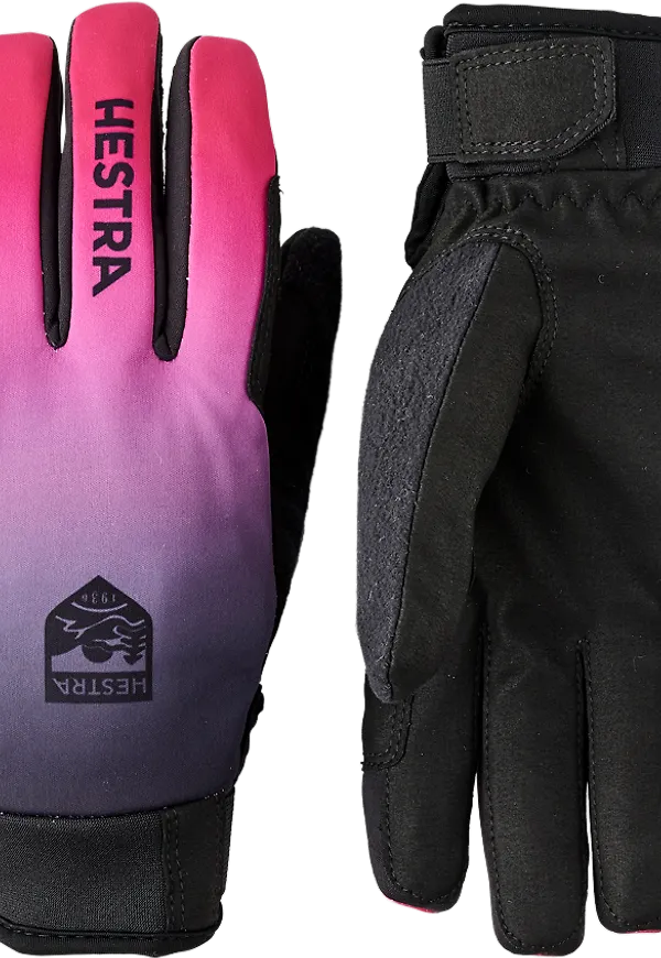 Hestra Xc Pace - 5 Finger Fuchsia Print