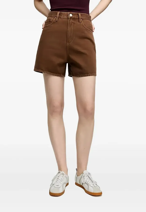 Hey Joanie Easy Buckle shorts - Brun