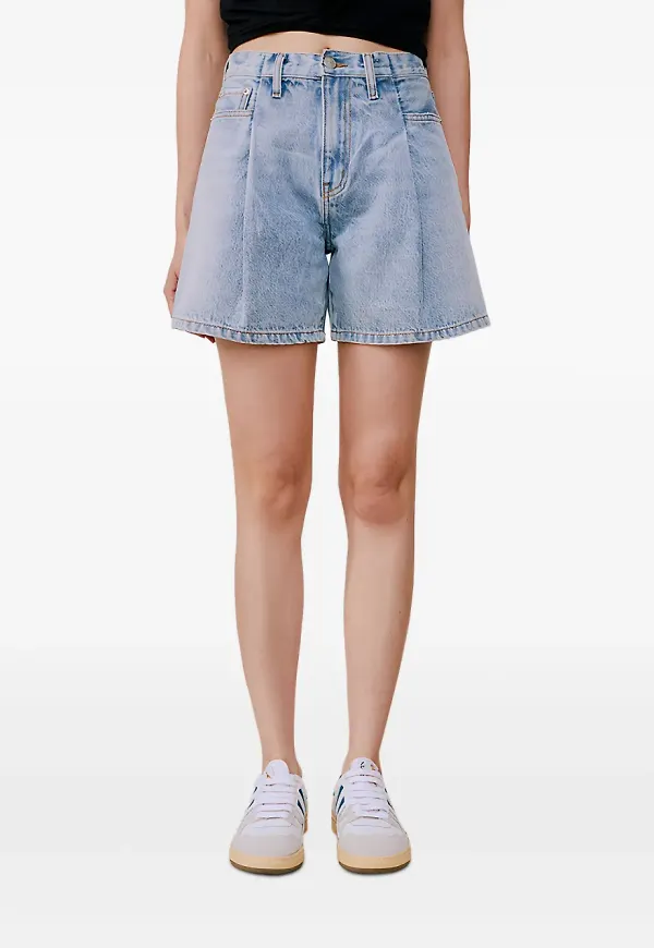 Hey Joanie Fun plisserade shorts - Blå