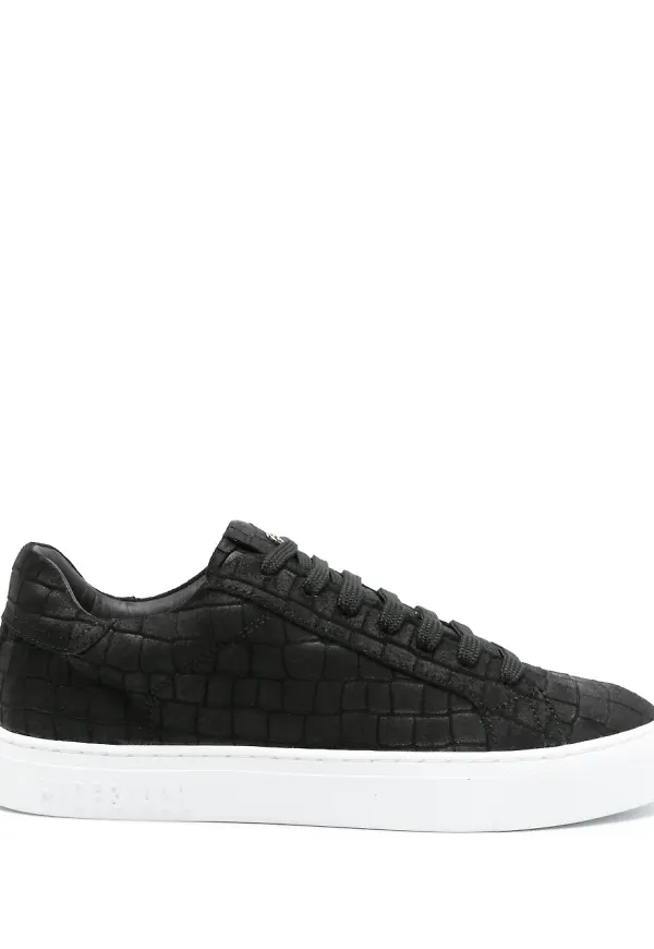 Hide&Jack Essence sneakers i mocka - Svart
