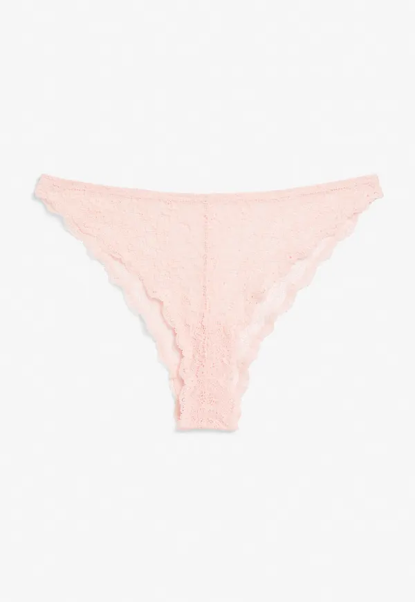 High-cut lace briefs - Pink