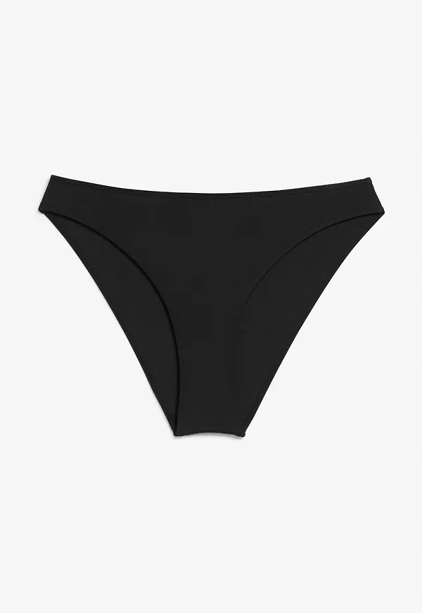 High-legged bikini briefs - Black