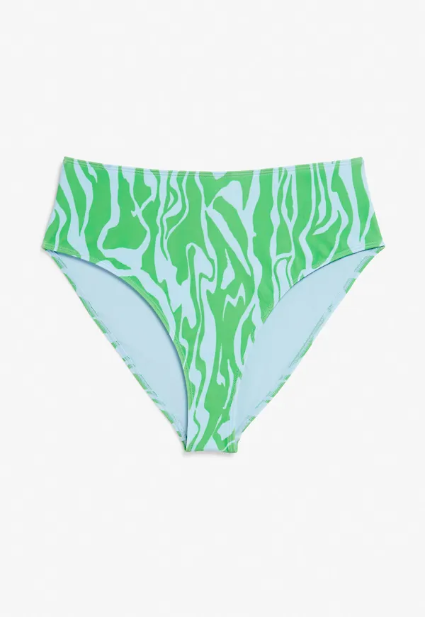 High-waist bikini briefs - Blue