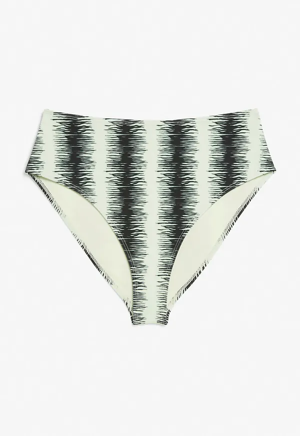 High-waist bikini briefs - Green