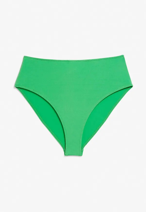 High-waist bikini briefs - Green