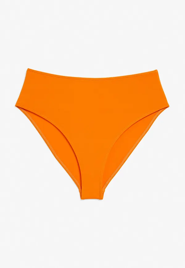 High-waist bikini briefs - Orange