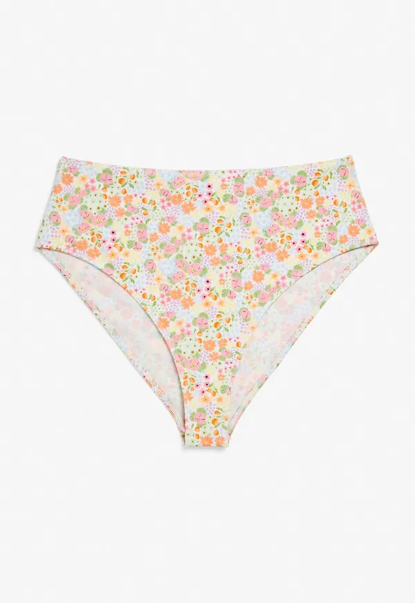 High-waist bikini briefs - Pink