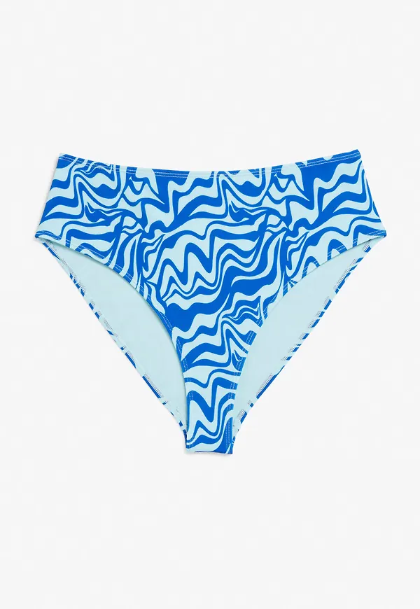 High-waist bikini briefs - Turquoise