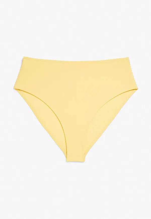 High-waist bikini briefs - Yellow