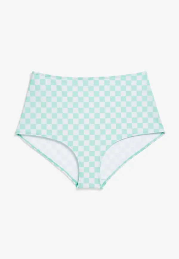 High-waisted bikini briefs - Green
