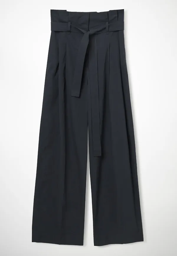 HIGH-WAISTED PAPERBAG TROUSERS