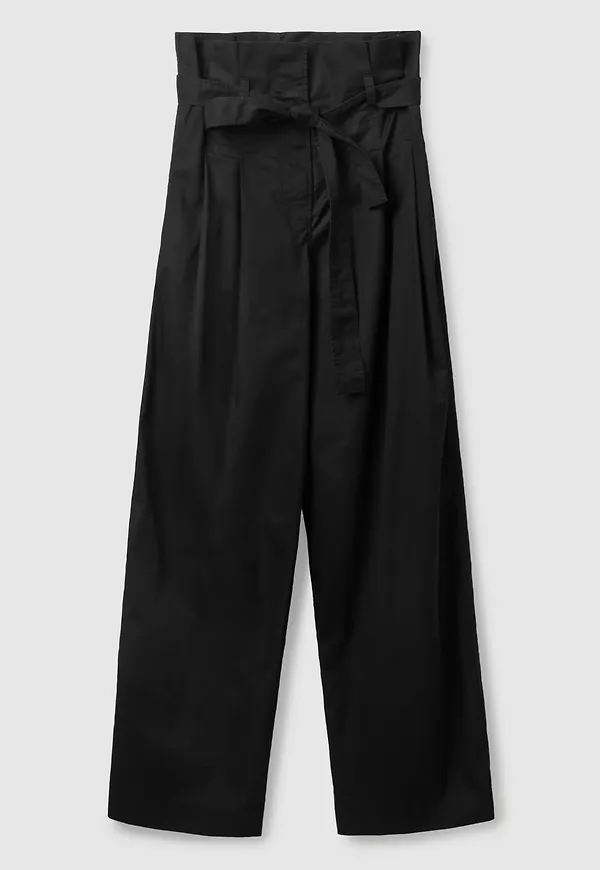 HIGH-WAISTED PAPERBAG TROUSERS