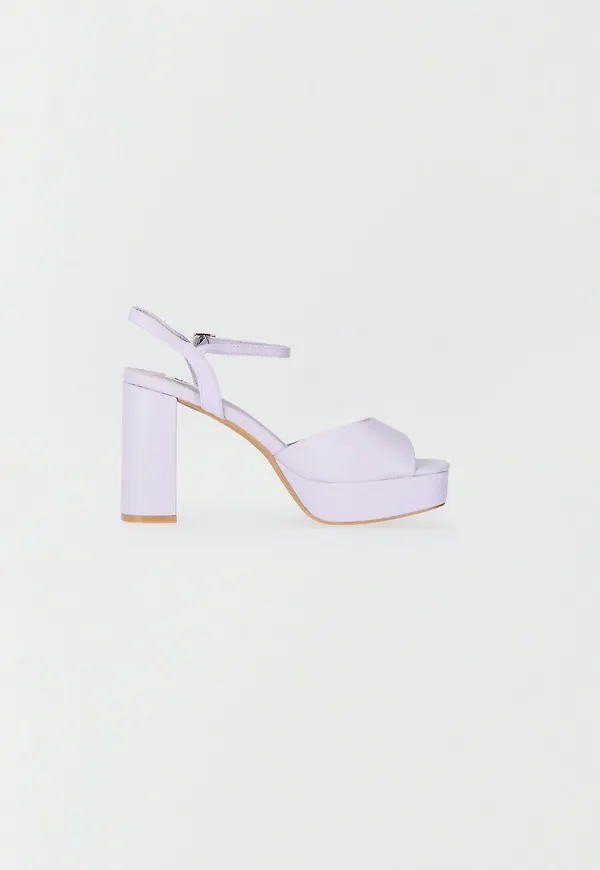 High heel platform sandals
