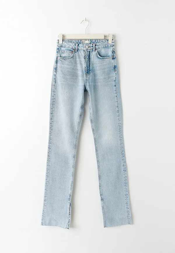 High slit tall jeans
