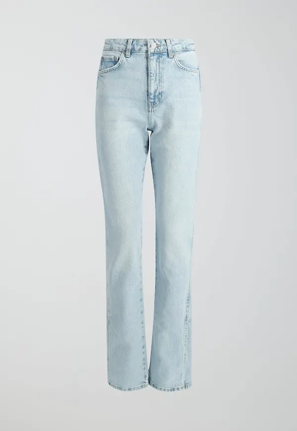 High straight tall jeans