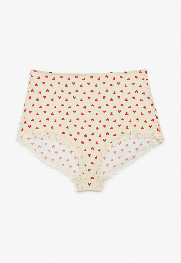 High waist brief - Beige