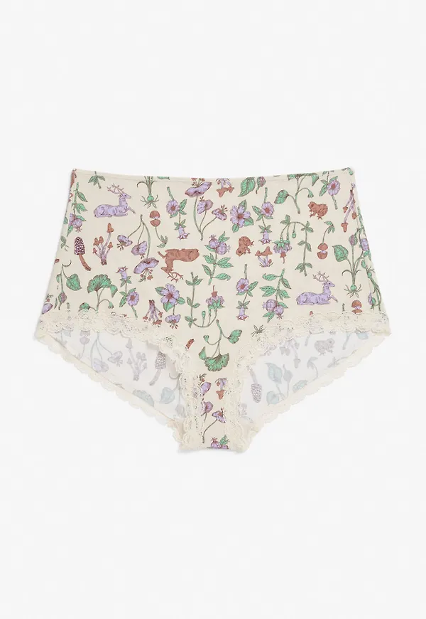 High waist brief - Beige