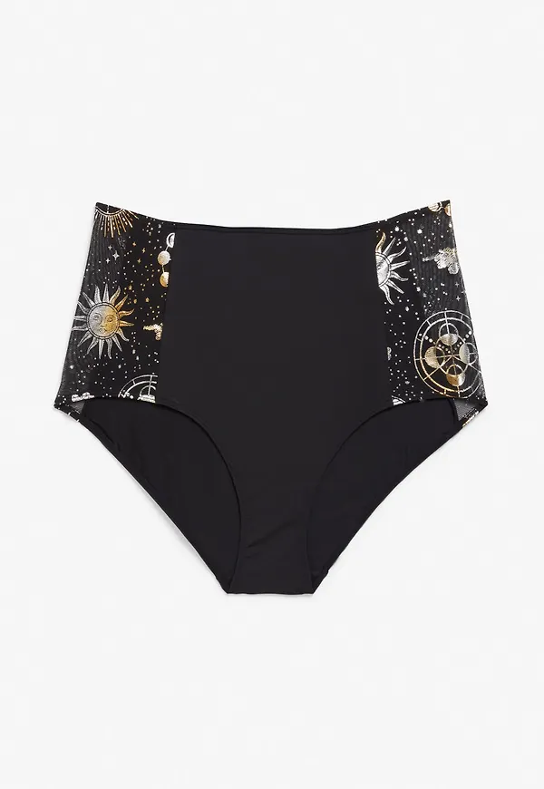 High waist brief - Black
