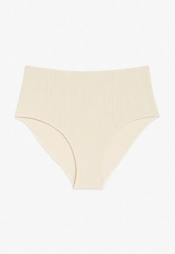 High waist briefs - Beige