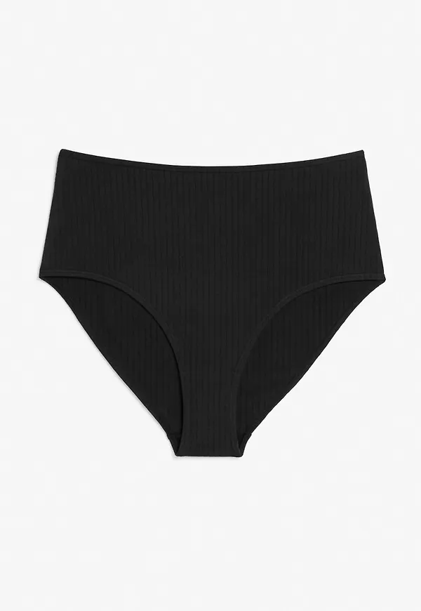 High waist briefs - Black