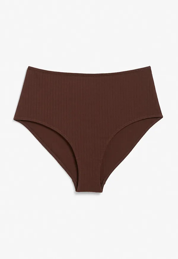 High waist briefs - Brown