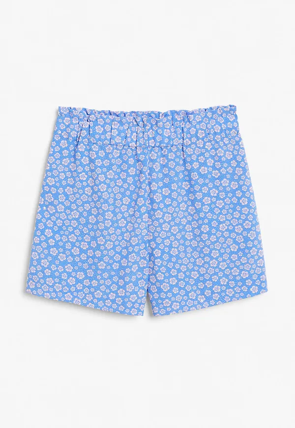 High waist shorts - Blue