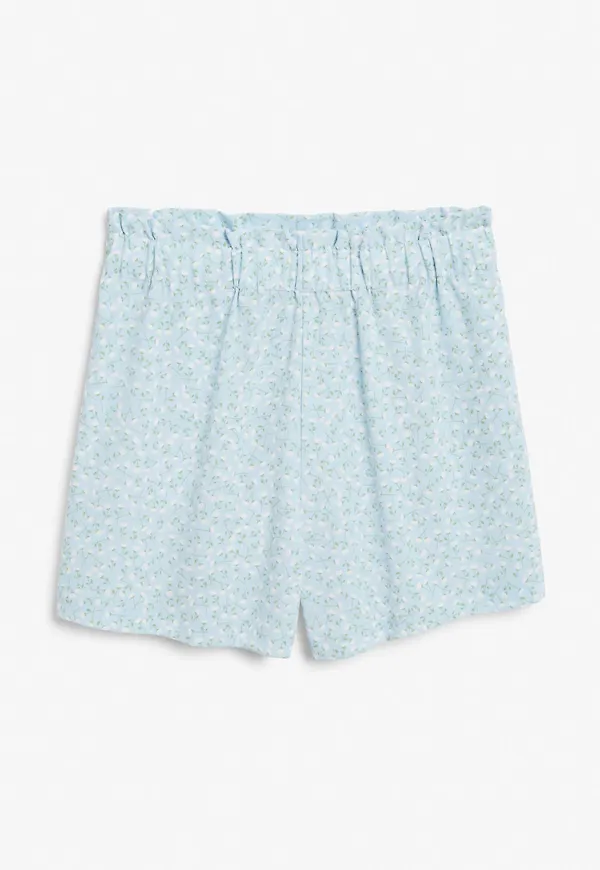 High waist shorts - Blue