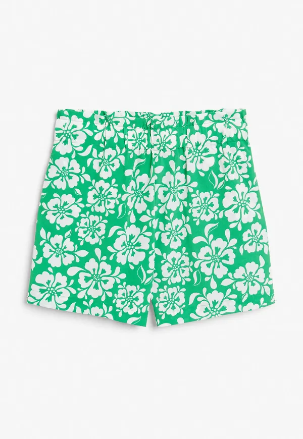 High waist shorts - Green