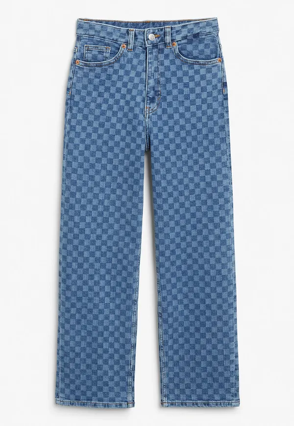 High waist stretch jeans - Blue