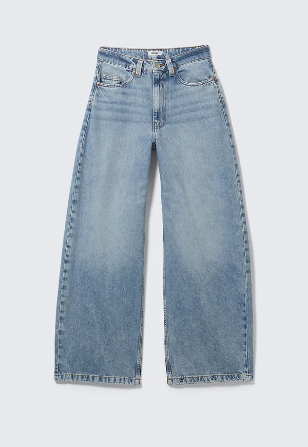 High Waisted Barrel Jeans