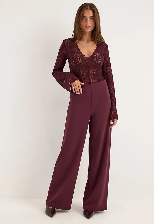 High Wide Soft Trousers
