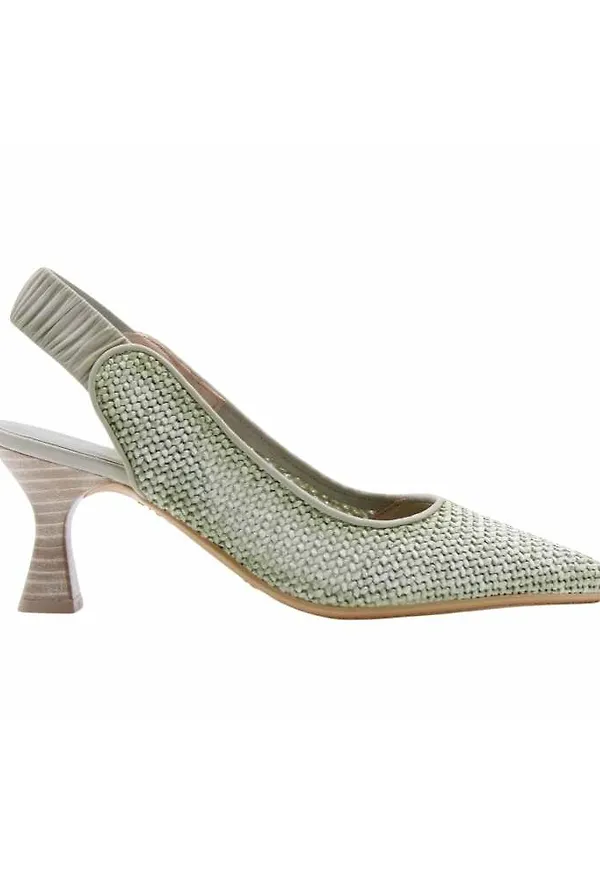 Hispanitas Peep Heel shoes Grön, Dam