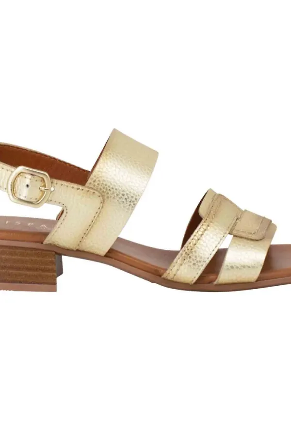 Hispanitas Platta sandaler Gul, Dam