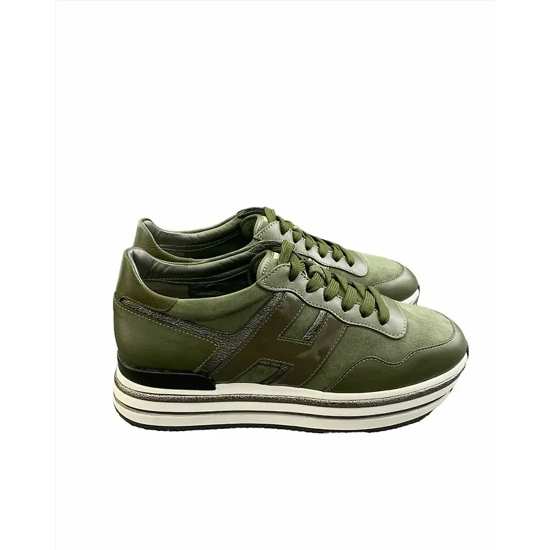 Hogan - Sneakers - Grön - Dam - Storlek: 39 EU