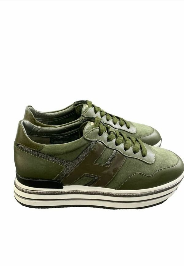 Hogan - Sneakers - Grön - Dam - Storlek: 39 EU