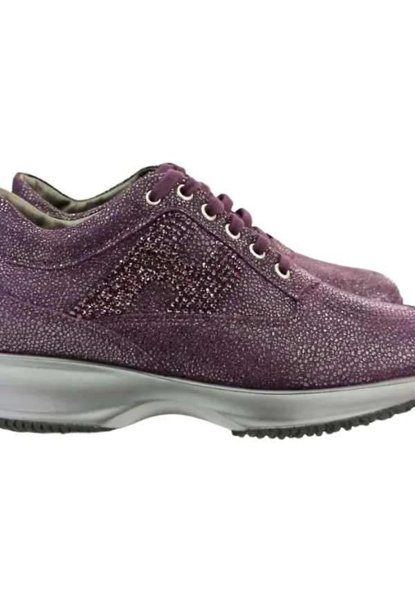 Hogan - Sneakers - Lila - Dam - Storlek: 37 Eu,34 EU